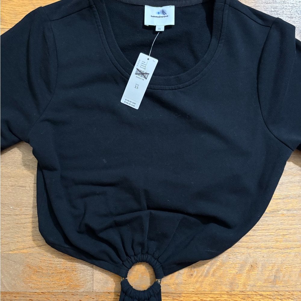 Anthropologie Black Cut-Out Dress - Picture 3 of 4